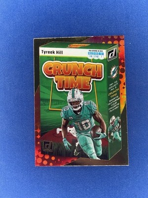 2023 Panini Donruss Crunch Time Tyreek Hill Insert #CT-14 Miami Dolphins