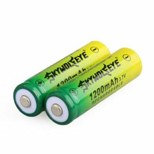 Skywolfeye 14500 Battery 1200mAh 3.7V Rechargeable Cell Batteries Lithium Lot