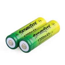 Skywolfeye 14500 Battery 1200mAh 3.7V Rechargeable Cell Batteries Lithium Lot