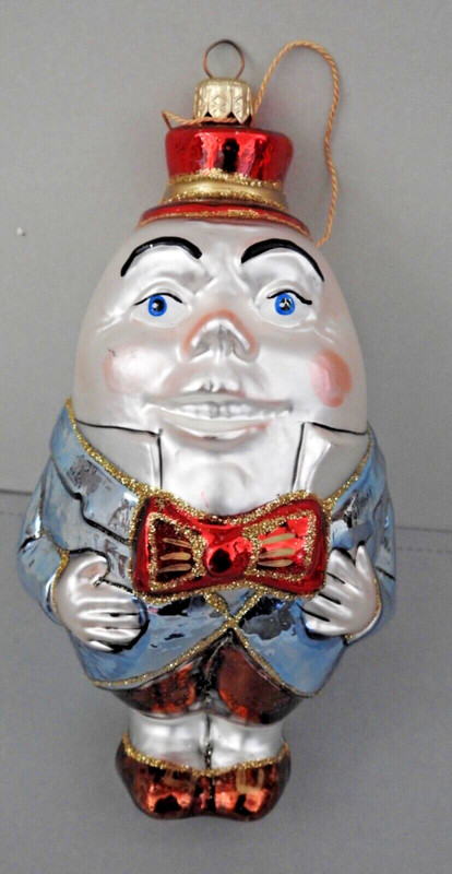 POLONAISE XMAS ORNAMENT Kurt S Adler HUMPTY DUMPTY egg