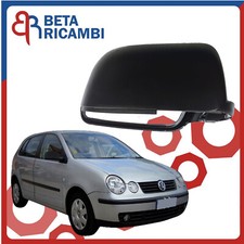 Calotta Specchietto Retrovisore Volkswagen Polo 10/2001-04/2005 Nera Destra Dx