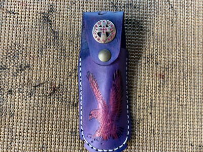 Handmade Leather Folding Knife/ Double/Single  Stack Magazine Pouch 