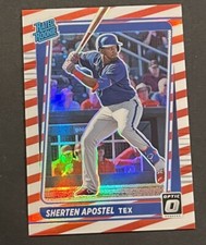 2021 Donruss Optic Sherten Apostle Candy Cane Rated Rookie /45