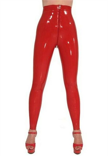 014 Latex gummi high waist Leggings 
