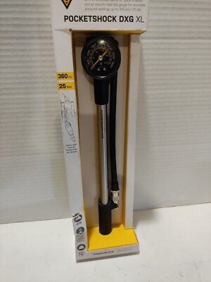 Topeak Pocketshock DXG Shock Pump w/ Gauge