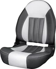 Probax Orthopedic Folding High Back Boat Seat (Black/Gray/Carbon)