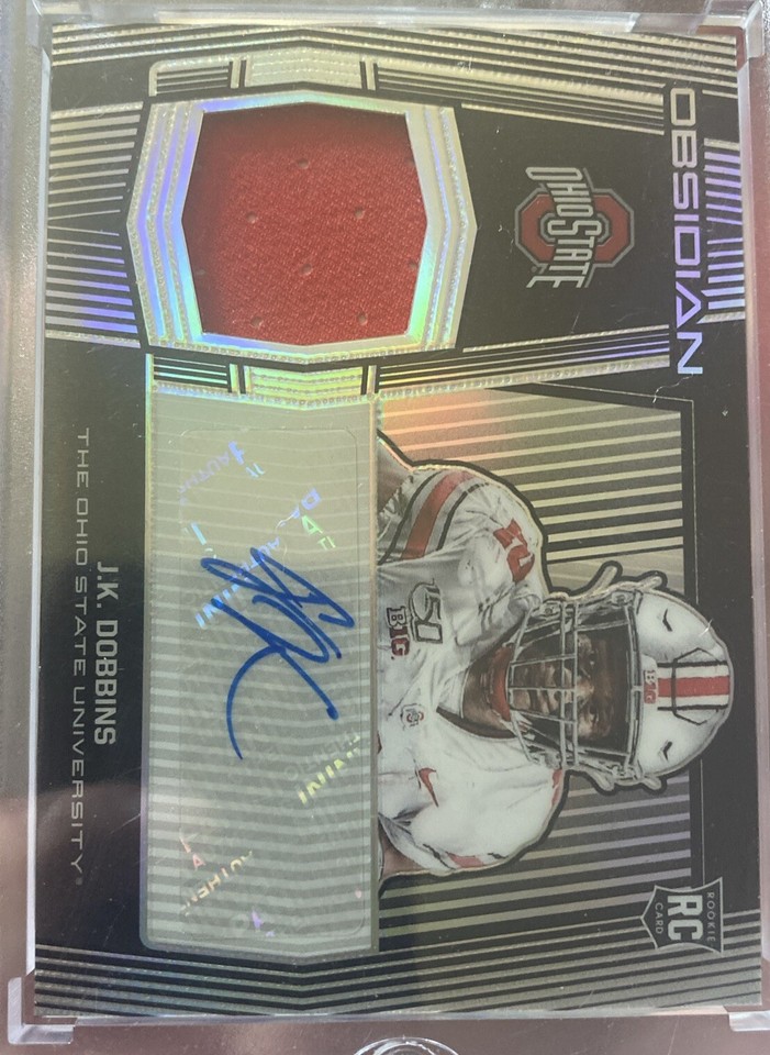 2020 Obsidian Draft Picks RPA Autographs J.K. Dobbins /99 (RC