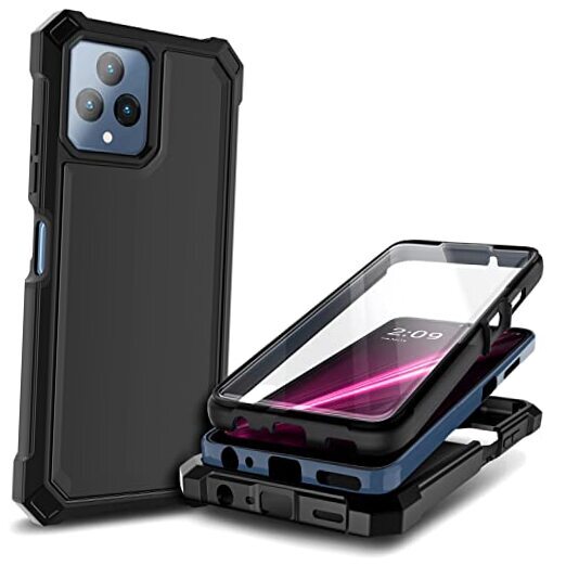 NZND Designed for T-Mobile REVVL 6 5G Phone Case, REVVL 6X 5G Phone Case Black