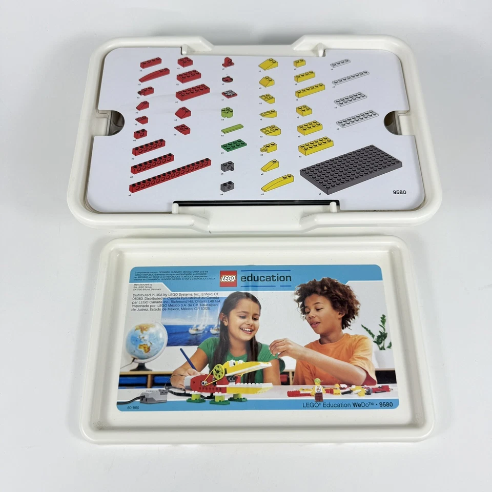 LEGO Education WeDo 9580 Nuevo 100% Todas las Piezas con Inserto Original Sin Folleto de Construcción Foto 4 de 4