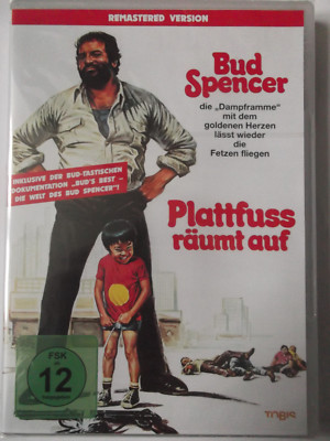 Plattfuß räumt auf - Dampframme Bud Spencer, E. Cannavale, incl. Doku Bud's Best