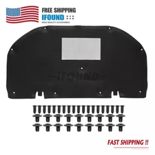 Front Cotton Hood Engine Sound Heat Insulation Pad For Toyota Camry 2018-2022