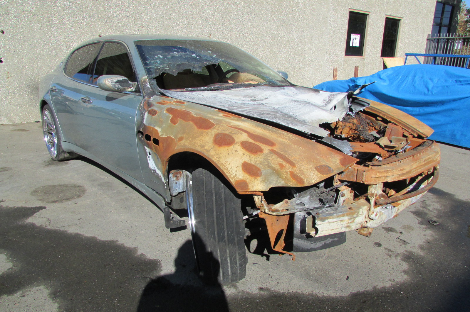 Maserati Quattroporte, LH, Left Lower Fuse Box Trim Panel, Beige, Used 981382705