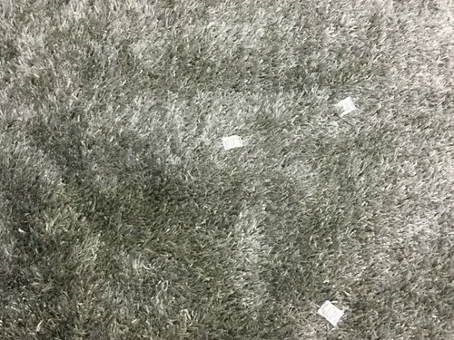 GREY / GREY 4' X 6' Pulled threads Rug Reduced Price 1172640377 SG531-8080-4 - Picture 2 of 4