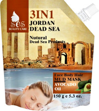 3in1 Mud Dead Sea Mask With Avocado Oil 150 gram Protects Skin Free Shipping