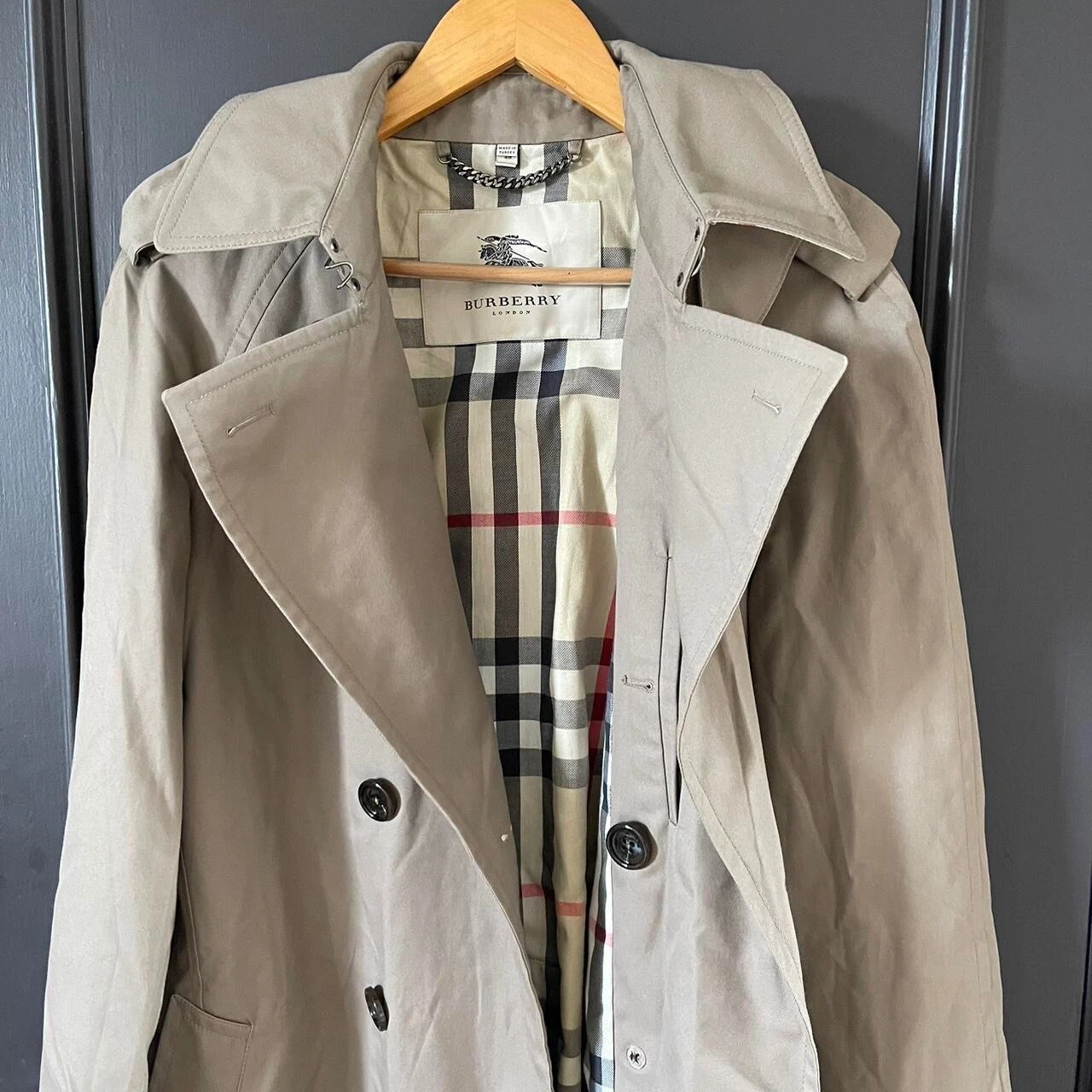 Trench coat uomo Burberry anni 90 Nova Check taglia 48 regular