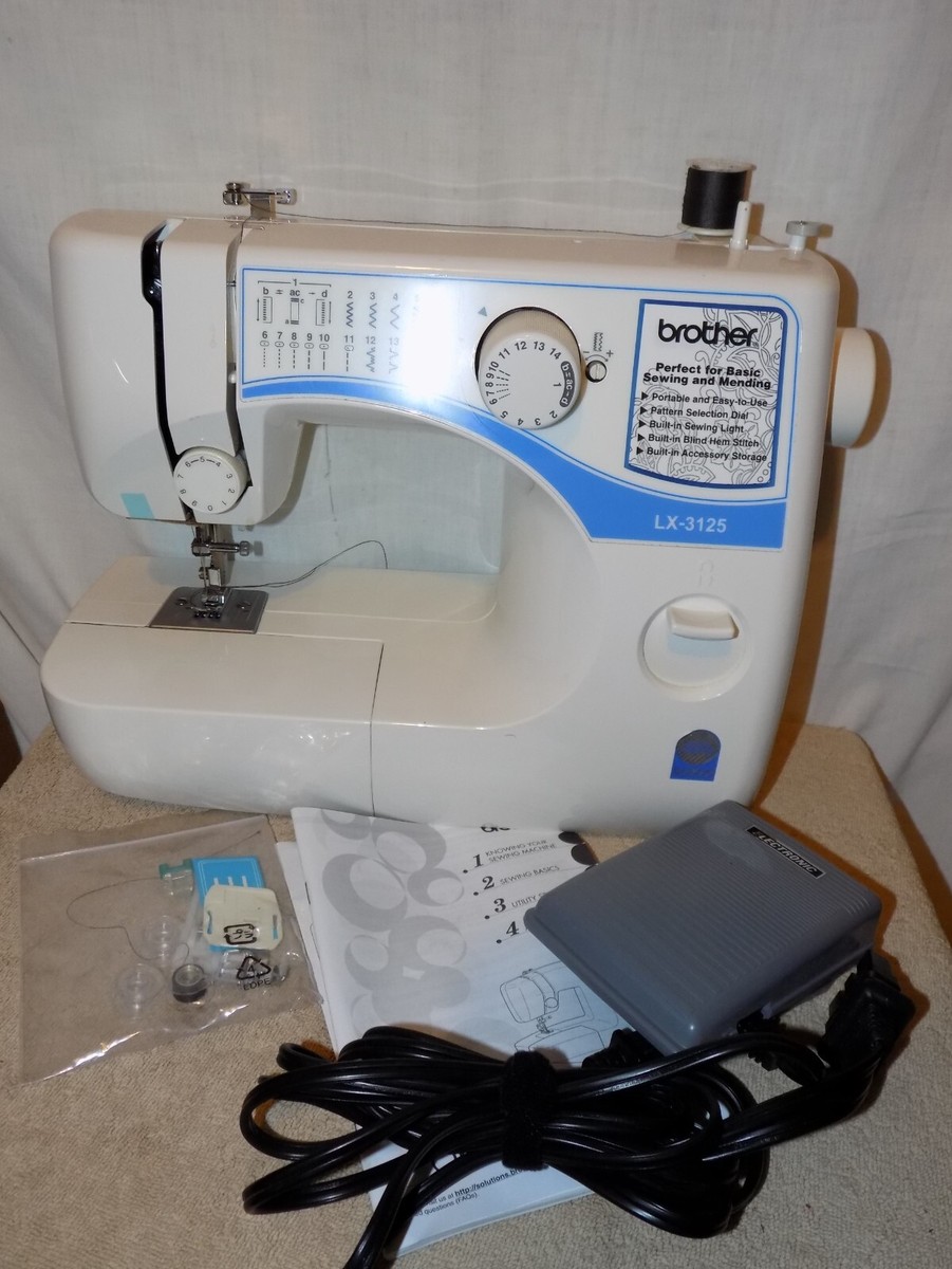BROTHER LX-3125 Electronic Sewing Machine With Foot Pedal