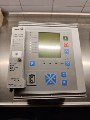 ABB REF543KB127AAAA FEEDER RELAY with SPA-ZC 400 EMG IEC 61850 ETHERNET ADAPTER.