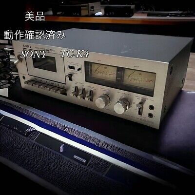 Sony TC-K4 Stereo Cassette Deck Player Silver Tapecorder Sony TC-K4 Stereo Cassette Deck Player Silver Tapecorder