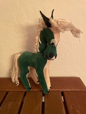 Vintage Dakin Dream Pets Green Donkey Velveteen 1960's With Tush Tag