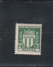 L5846 FRANCE  timbre Y&T N° 534 de 1941 " Armoirie Rennes " Neuf*