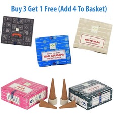 Satya Insence Nag Champa Super Hit White Sage Rose Dhoop