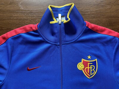 BASEL 1893 N98 AUTHENTIC FOOTBALL SOCCER TRACK JACKET NIKE 419913