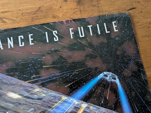 Star Trek First Contact Movie Teaser Cinema A3 Poster 1996 - Picture 3 of 6