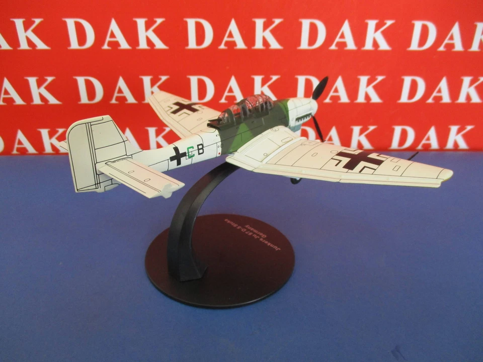 Die cast 1/72 Modellino Aereo Aircraft Junkers JU 87D-5 Stuka White Camouflage - Immagine 3 di 3