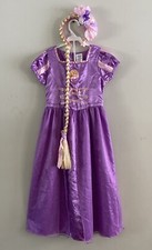 Disney Store Tangled Rapunzel Girls 9/10 Costume Play Princess Dress Up Cosplay