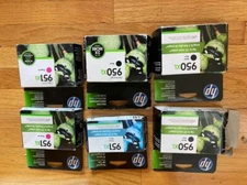 6 X New  Genuine HP 950XL High Yield Ink Cartridges Black Magenta and yellow 