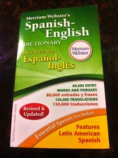 Merriam - Webster's Spanish-English Dictionary ~ Great for Students ~ Brand New!