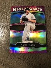 2020 Panini Prizm-Purple Refractor-Brilliance Gerrit Cole-Mint