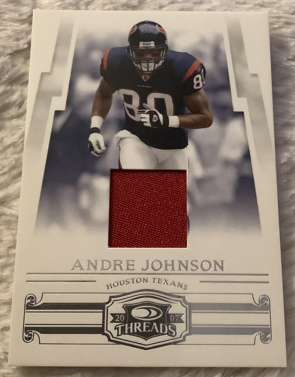 2007 Donruss Threads Jerseys #82 Andre Johnson Jersey 136/250 HOUSTON TEXANS