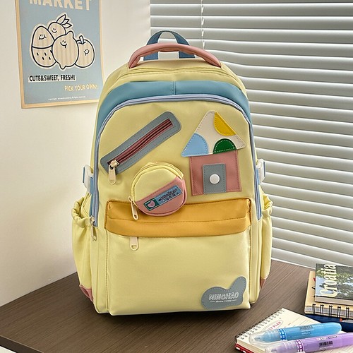 Mädchen Kinder Schüler Cartoon Rucksack Schultasche Schultertaschen Aktentasche Reisetasche - Bild 26 von 30