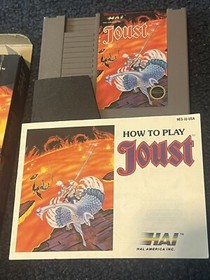 Joust (Nintendo NES) Complete in Box CIB #1