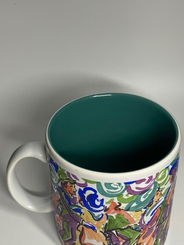 Vintage Century Stoneware Dancing Scene Coffee Mug - Picture 4 of 5