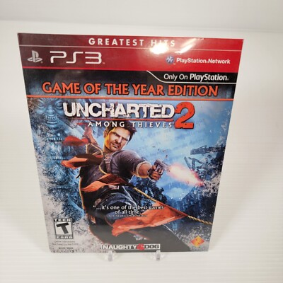 Uncharted 2: Among Thieves PS3 Game Cardboard Sleeve - New Sealed 