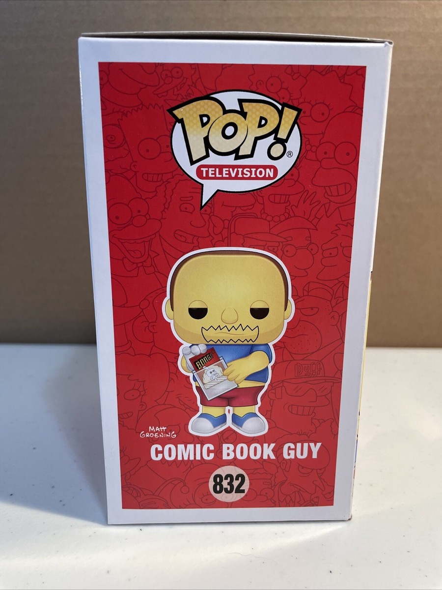 Funko Pop The Simpsons - Comic Book Guy #832 - NYCC 2020 Édition Limitée - Neuf