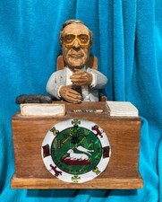 Puerto Rico Art 1984 wood carving talla en madera of  Rep. Angel Viera Martinez