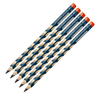 5 x Stabilo Easygraph Bleistifte Bleistift HB für Rechtshänder 322/HB
