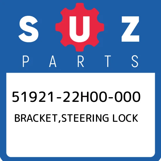 BRACKET, STEERING LOCK