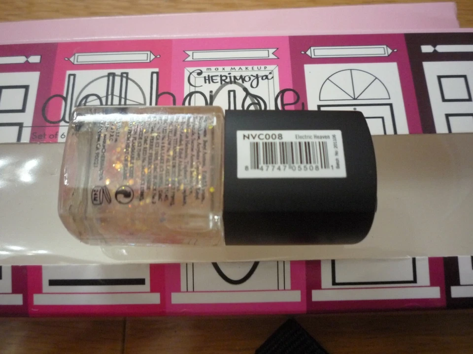 Лак для ногтей кукольного домика Cherimoya, розовый металлик (NVC127), новый, нераспечатанный - Изображение 2 из 2