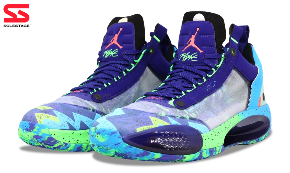 Nike Jordan 34 Low EYBL - Regency Purple 2020 (CZ7747-500) para hombre talla 8-11 Foto 3 de 3