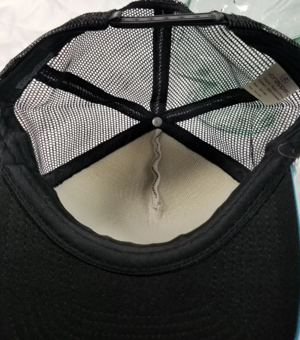 Von Zipper Trucker Hat Cap Mesh Snapback Closure One Size