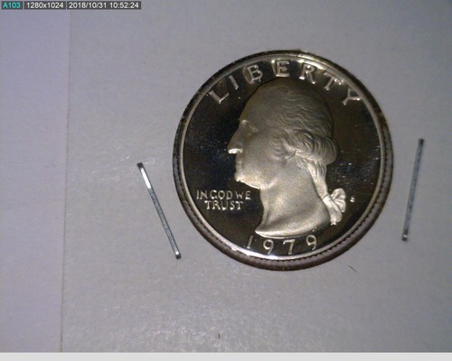 P D S 1979 Washington Quarter Unc violonchelo como nuevo y prueba 25c - Imagen 6 de 7