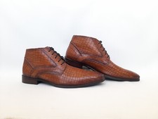 Mens Versace 1969 oxford shoes ,crocodile dress shoes ,Size 47 eu , Versace 1969