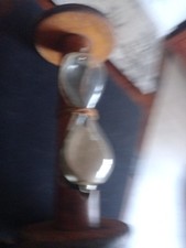 Unusual Large Treen Wooden Egg Timer