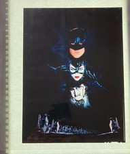 BATMAN RETURNS Original 7&rdquo;x9&rdquo; Key Art Transparency KEATON PFEIFFER DEVITO