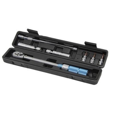 7PCS 3/8'' Drive 12-Point Magnetic Spark Plug Socket Set w/Torque Wrench