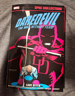 Marvel Comics Daredevil Epic Collection Last Rites Trade Paperback Graphic Novel